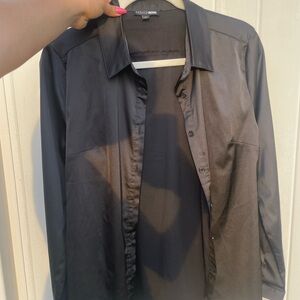 Fashion Nova Women’s Sleek Black Button Down